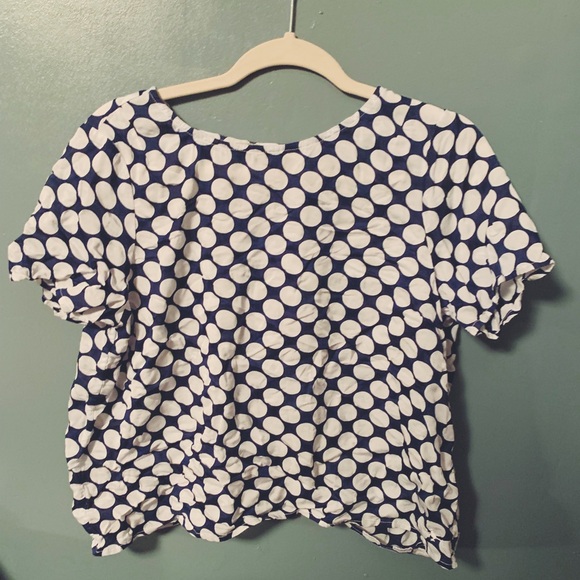 Jack Wills Tops - polka dot blouse